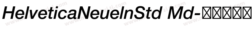 HelveticaNeuelnStd Md字体转换